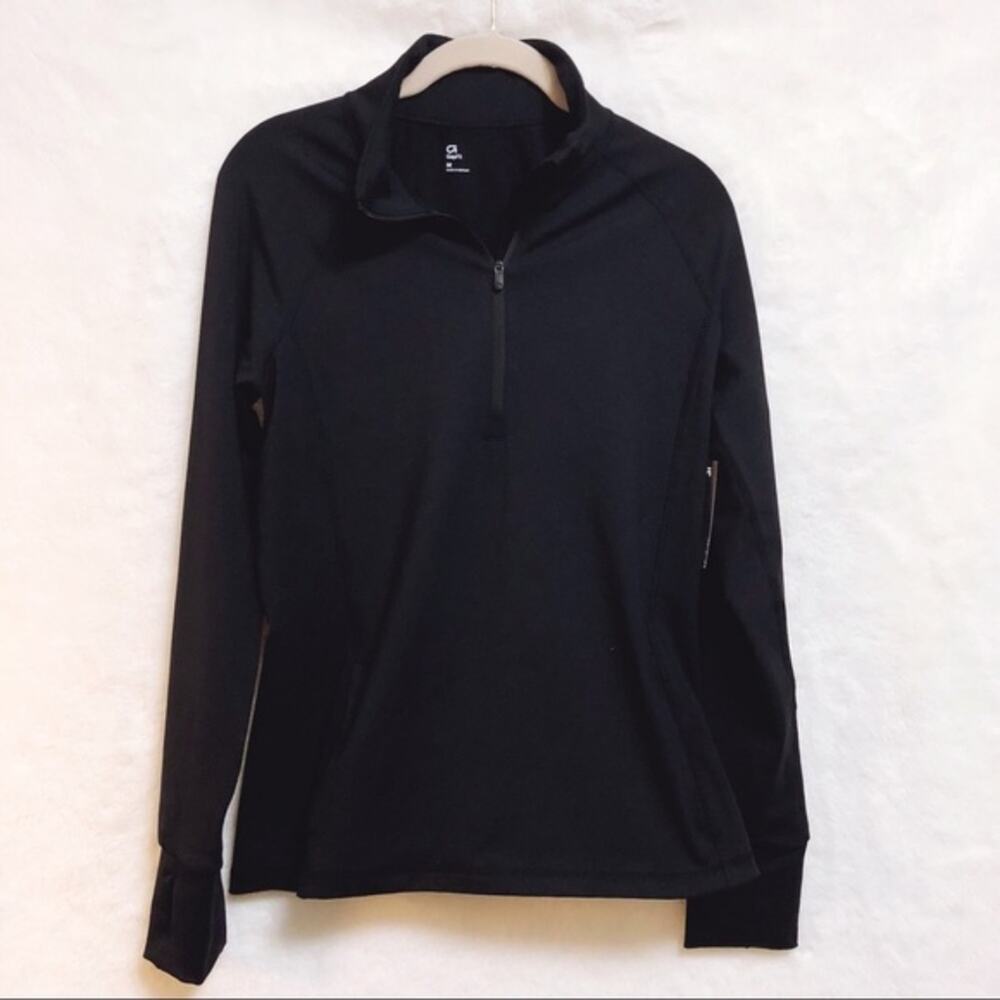 Gap Fit Black Colorblock Print Jacket